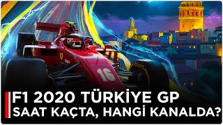 F1 2020 Türkiye GP saat kaçta, hangi kanalda?