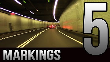 5 Tips For The Driving Exam - Markings On The Asphalt