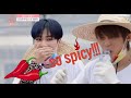 WayV&#39;s Hendery, Yangyang, and Xiaojun take a bite from a hot chili pepper