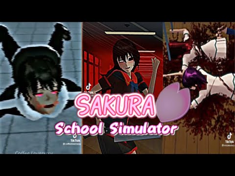 Kumpulan Tiktok sakura Psikopat    Sakura School simulator part 1