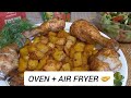 Dinner in 40 Mins: Crispy Air Fryer Drumsticks & Roasted Potatoes 🍗🥔
