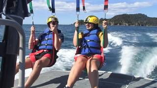 What a great start in the day with Bay of Islands Parasail