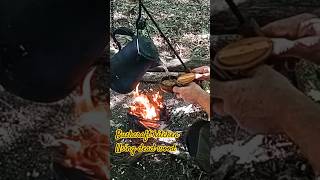 BUSHCRAFT CAMPING KITCHEN #BUSHCRAFT #nature #axe #survivalskills #outdoorskills