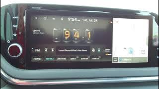 2022 Hyundai Sonata SEL radio presets