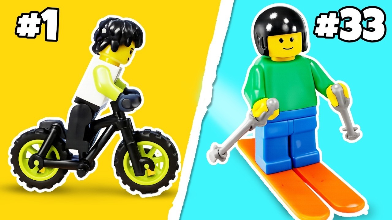 Przetestowałem 100 działających elementów LEGO