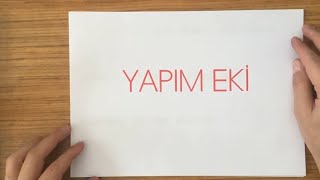 Yapim Eki̇ Konu Anlatimi Türkçe Dersi̇