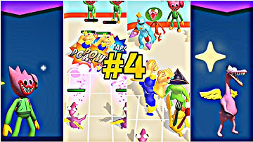 Merge Master Rainbow run 3D || Level 14-15 || Monkey Beast Gaming