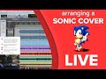 Arranging a Sonic the Hedgehog Guitar Cover [STUDIO LIVESTREAM]