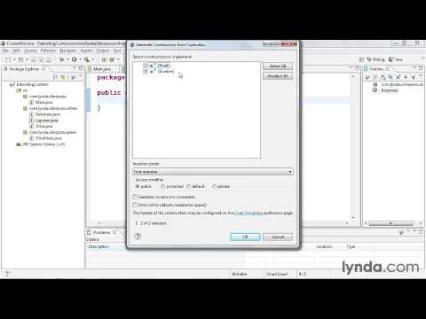 Java Tutorial 54 extend cust