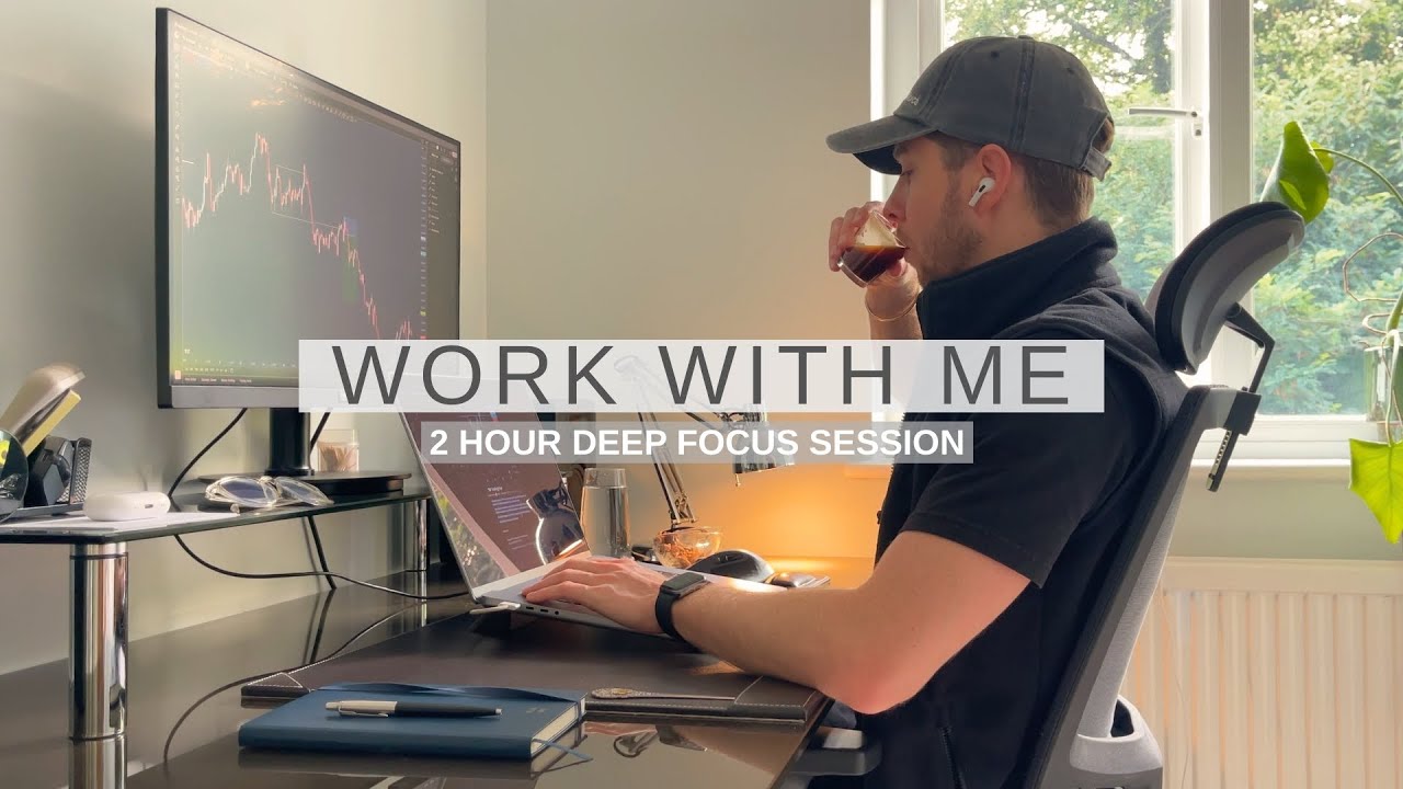 Work With Me | 2 Hour Deep Productivity Session With Focus Lo-Fi Music | 1hr-10min-1hr