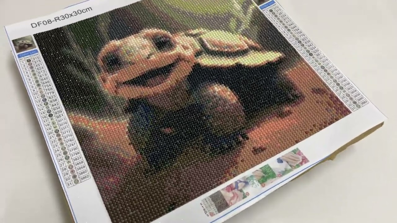Completed cute turtle diamond painting kits promotion ongoing 