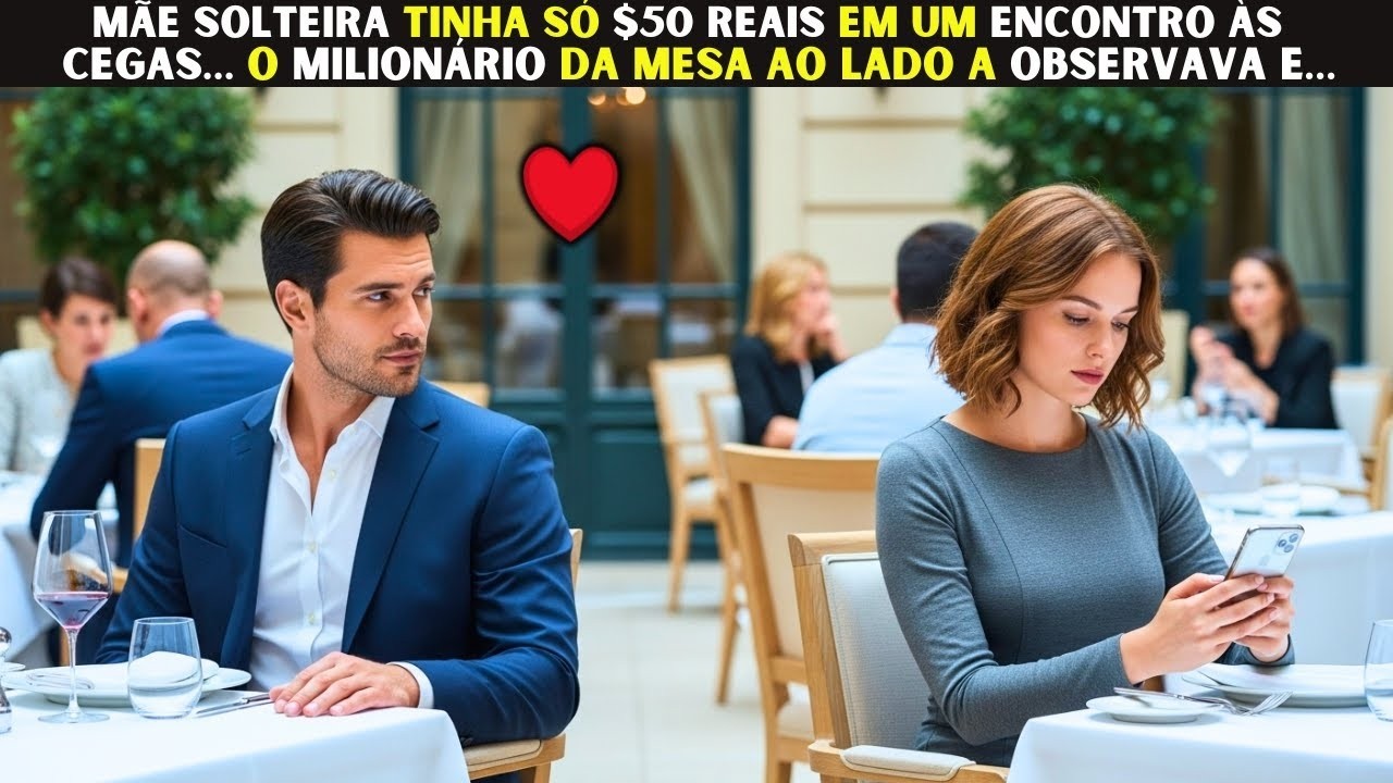 Mãe Solteira Tinha Só 50 Reais no Encontro… e um Milionário Observava
