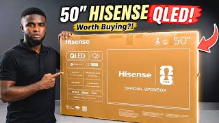 Hisense 50 Inch QLED TV Unboxing & Setup 