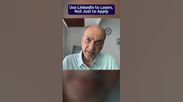 LinkedIn Is Not Just a Job Portal! | Sarabjeet Sachar #Short #CareerGrowth #CFOInsights