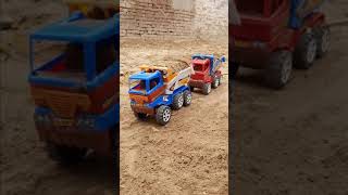 small Dumper Truck over loading | Dumper stunts | Dumper Truck Loading | Tech Toyz