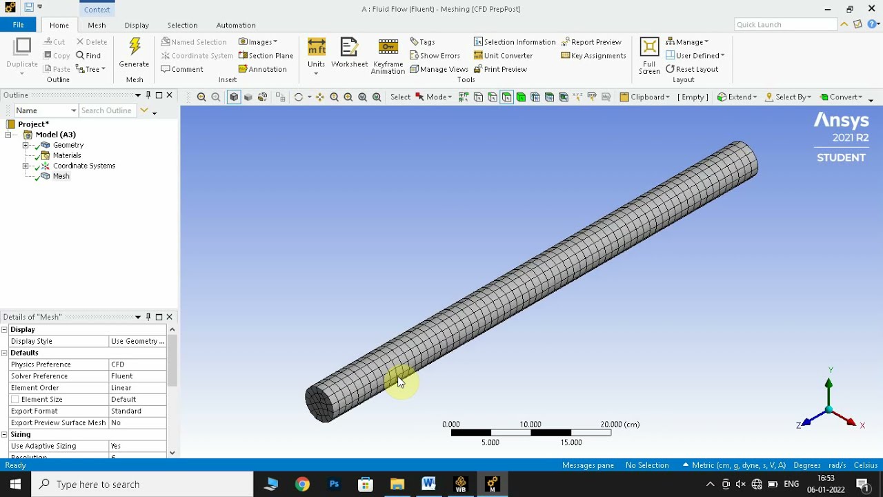 Laminar Flow and Heat Transfer in Circular Pipe 