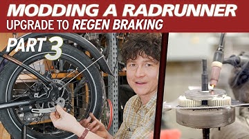 Rad Factory Ebike Hack, Part 3.  Adding Regenerative Braking with a Welded Clutch