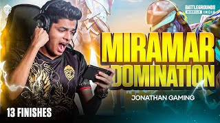 THIS IS HOW JONATHAN DOMINATES IN TOURNAMENTS | 8KILLS SOLO | BGMI