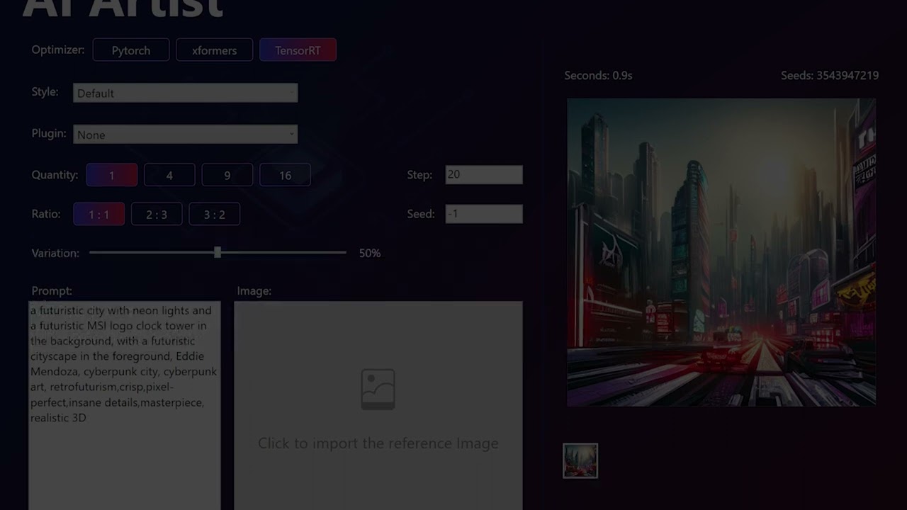 AI Artist - Tutorial & Know-How | MSI India