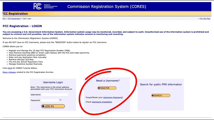 GMRS Licensing process