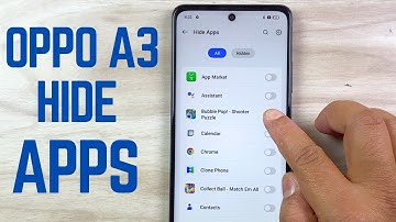🔒 Oppo A3 Hide App | How to Hide and Unhide Apps Easily!