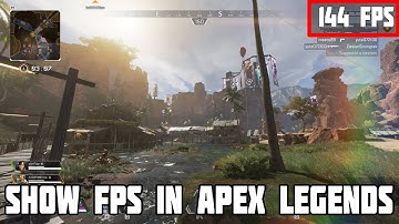 How to Show FPS in Apex Legends! On Screen Frame Rate in Apex Legends!