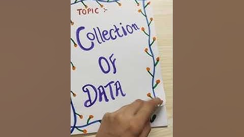 economics project on topic - collection of data class 11th @kirtibansal22