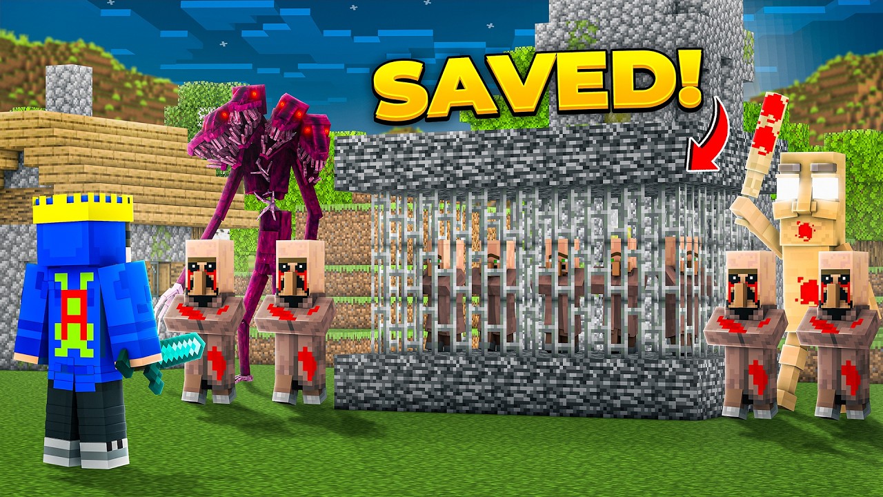 SCARY MONSTERS vs ME In Minecraft!