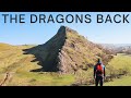 The dragons back  chrome  parkhouse hill  peak district solo hike