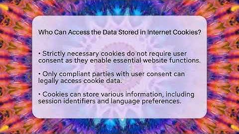 Who Can Access the Data Stored in Internet Cookies? | Tech Terms Explained News