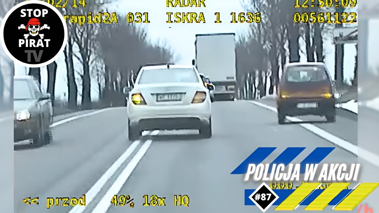 POLICJA W AKCJI #87 - Nieudana próba zatrzymania Mercedesa, pościg za 