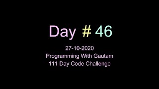File Handling in python Part 2 | 111 Day code Challenge | Programming with Gautam