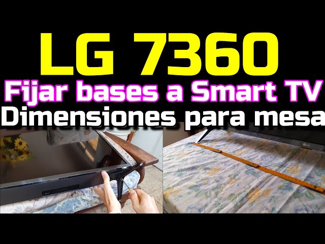 Patas de TV para LG TV, soporte de mesa para LG Smart TV 43