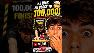 He Was SO CLOSE to 100 000