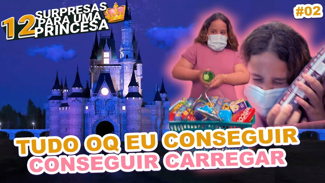 COMPREI TODAS AS GULOSEIMAS QUE EU QUIS NO MERCADO BRASILEIRO- 12 SURPRESAS PARA UMA PRINCESA #2