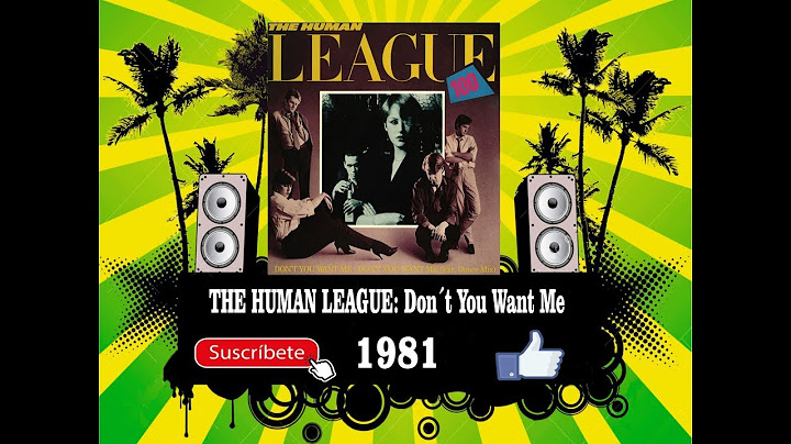 Don’t You Want Me Radio Edit version - Radio Edit performance video thumbnail