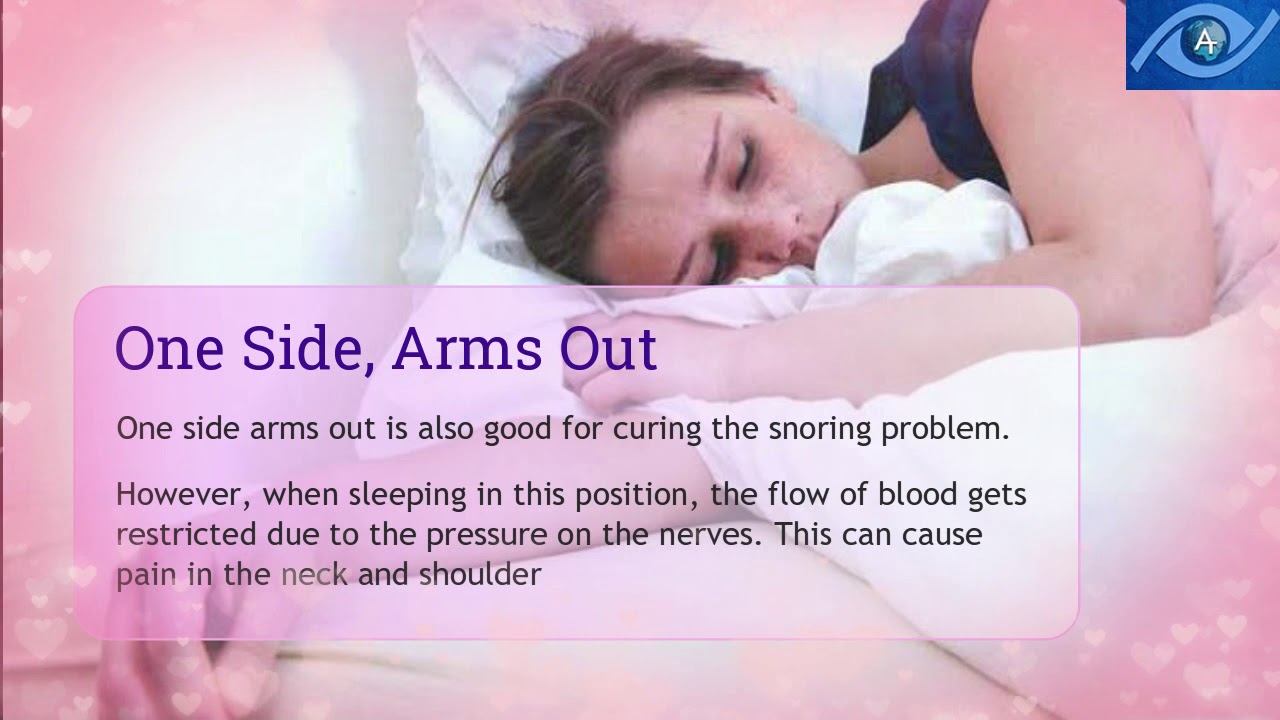 Eight different types of sleeping positions and their impact on the