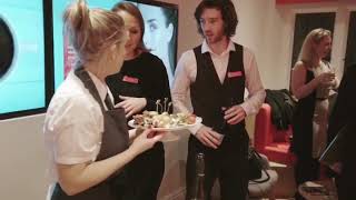 Canapé drinks reception corporate catering
