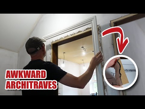 Fitting architraves on