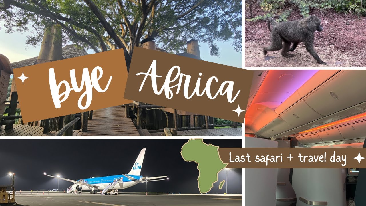 The last Africa Vlog. Ngorongoro crater safari, Travel day, and more