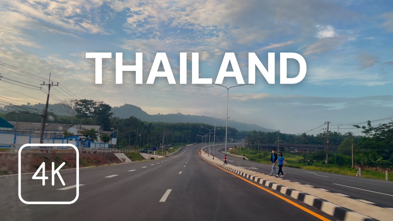 Morning Drive Through Rural Thailand - Surat Thani 🇹🇭