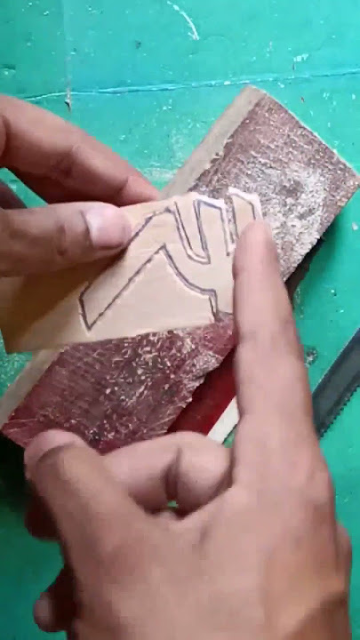 How To Make Indian Rupee Symbol/Sign||Wood Working#shorts #woodworking #youtubeshorts #short