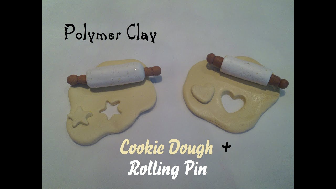 Cookie Dough & Rolling Pin (Polymer Clay Tutorial) YouTube