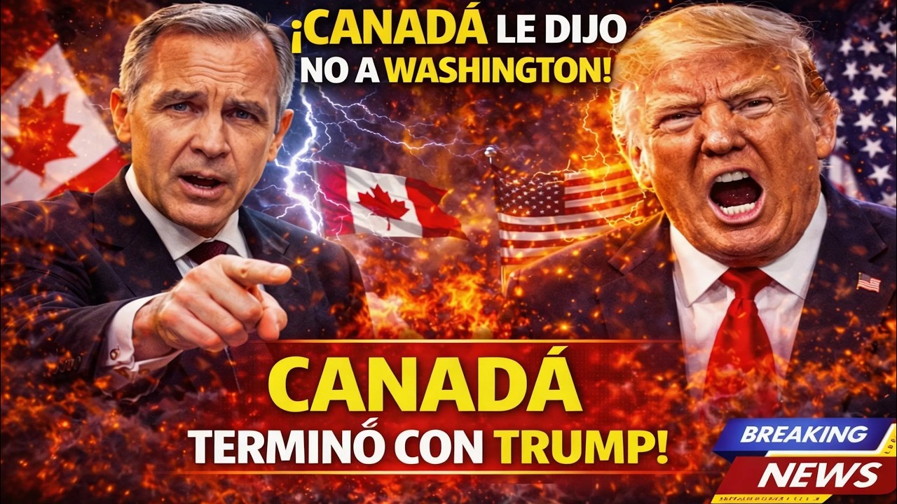 HACE 1 MINUTO: Carney reta al hombre más poderoso del mundo y sacude Canadá