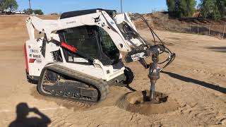 BOBCAT SKIDSTEER AUGER TIPS AND TRICKS HOW TO DIG BIGGER HOLES