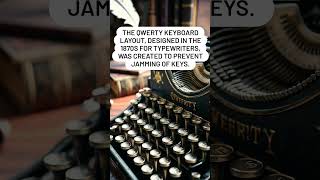 QWERTY keyboard layout | #qwerty #informative #techfacts