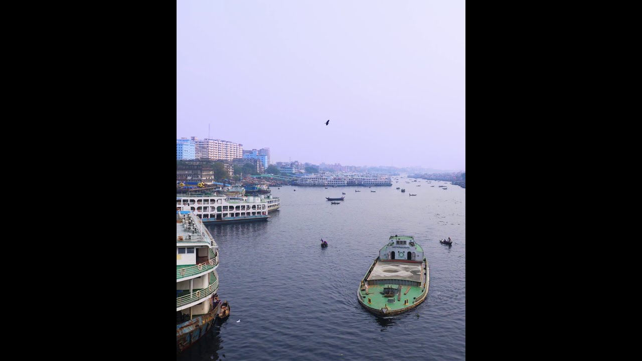 Sadarghat, Old Dhaka timelapse #Shorts