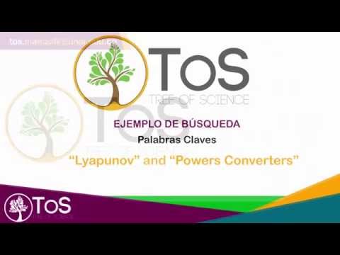 Ejemplo de Búsqueda Tree of Science - ToS 