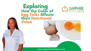 How the Color of Egg Yolks Affects their Nutritional Value | Deborah Onoja RDN
