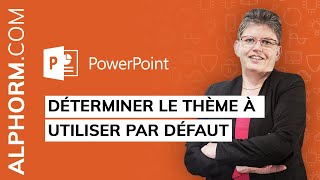 How to set the default theme in PowerPoint 2016